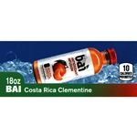 DS42BCRC18 - BAI Costa Rica Clementine Label (18oz Bottle with Calorie) - 1 3/4" x 3 19/32"