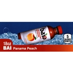 DS42BPP18 - BAI Panama Peach Label (18oz Bottle with Calorie) - 1 3/4" x 3 19/32"