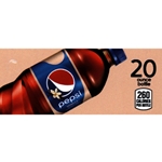 DS42PV20 - Pepsi Vanilla Label (20oz Bottle with Calorie) - 1 3/4" x 3 19/32"