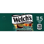 DS42WMPF115 - Welch's Mango Passion Fruit Label (11.5oz Can with Calorie) - 1 3/4" x 3 19/32"