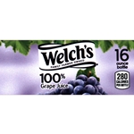 DS42WGJ16 - Welch's 100% Grape Juice Label (16oz Bottle with Calorie) - 1 3/4" x 3 19/32"