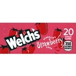 DS42WSS20 - Welch's Strawberry Soda Label (20oz Bottle with Calorie) - 1 3/4" x 3 19/32"