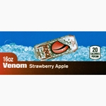 DS42VELCSA16 - Venom Energy Low Calorie Strawberry Apple Label (16oz Can with Calorie) - 1 3/4" x 3 19/32"