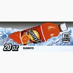 DS42SD20 - Sunny D Label (20oz Bottle with Calorie) - 1 3/4" x 3 19/32"