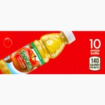 DS42TAJ10 - Tropicana Apple Juice Label (10oz Bottle with Calorie) - 1 3/4" x 3 19/32"