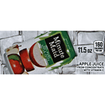 DS42MMAJ115 - Minute Maid Apple Juice Label (11.5oz Can with Calorie) - 1 3/4" x 3 19/32"