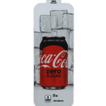 DS33CZS12 - Royal Chameleon	Coke Zero Sugar Label (12oz Can with Calorie) - 3 5/8" x 10"