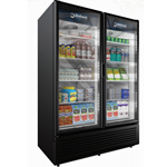 DS322 - Imbera VRD43 Double Door Cooler, Black on Black