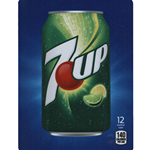 DS227UP12 - D.N. HVV 7UP Label (12oz Can with Calorie) - 5 5/16" x 7 13/16"