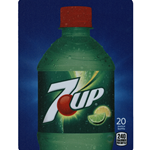 DS227UP20 - D.N. HVV 7UP Label (20oz Bottle with Calorie) - 5 5/16" x 7 13/16"