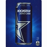 DS22RZC16 - D.N. HVV Rockstar Energy Zero Carb Label (16oz Can with Calorie) - 5 5/16" x 7 13/16"