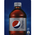 DS22DP20 - D.N. HVV Diet Pepsi Label (20oz Bottle with Calorie) - 5 5/16" x 7 13/16"