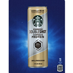 DS22SDCPDC11 - D.N. HVV Starbucks Doubleshot Coffee & Protein Dark Chocolate Label (11oz Can with Calorie) - 5 5/16" X 7 13/16"