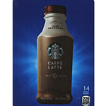 DS22SIECL14 - D.N. HVV Starbucks Iced Expresso Caffe Latte Label (14oz Bottle with Calorie) - 5 5/16" X 7 13/16"