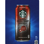 DS22SDH15 - D.N. HVV Starbucks Doubleshot Energy Hazelnut Label (15oz Can with Calorie) - 5 5/16" X 7 13/16"