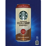 DS22SDSV15 - D.N. HVV Starbucks Doubleshot Energy Spiced Vanilla Label (15oz Can with Calorie) - 5 5/16" X 7 13/16"