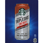 DS22STEC15 - D.N. HVV Starbucks TripleShot Energy Caramel Label (15oz Can with Calorie) - 5 5/16" X 7 13/16"