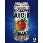 DS22RJIM16 - D.N. HVV Rockstar Juiced Island Mango Label (16oz Can with Calorie) - 5 5/16" x 7 13/16"