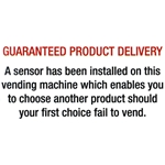 DS3752 - Generic Guaranteed Product Delivery Decal- 3 3/4" x 2" (AP/AMS/USI/National)