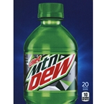 DS22DMD20 - D.N. HVV Diet Mt. Dew Label Label (20oz Bottle with Calorie) - 5 5/16" x 7 13/16"