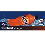 DS42SO20 - Sunkist Orange Label (20oz Bottle with Calorie) - 1 3/4" x 3 19/32"