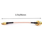 DS1406 - NAYAX SMA Female to MMCX Male 3.7" Wire Connector- For DS1404 Antenna