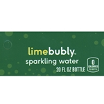 DS42BLI20 - Bubly Sparkling Water Lime Label (20oz Bottle with Calorie) - 1 3/4" x 3 19/32"