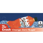 DS42CROZ20 - Orange Crush Zero Label (20oz Bottle with Calorie) - 1 3/4" x 3 19/32"