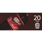 DS42DRPSC20 - Dr. Pepper Strawberries & Cream Label (20oz Bottle with Calorie) - 1 3/4" x 3 19/32"