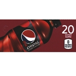 DS42PWCZ20 - Pepsi Wild Cherry Zero Label (20oz Bottle with Calorie) - 1 3/4" x 3 19/32"