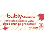 DS42BBBOG12 - Bubly Bounce Orange Grapefruit Label (12oz Can with Calorie) - 1 3/4" x 3 19/32"