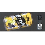 DS42BLITD12 - Brisk Lemon Diet Iced Tea Label (12oz Can with Calorie) - 1 3/4" x 3 19/32"