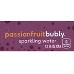 DS42BPA12 - Bubly Sparkling Water Passionfruit Label (12oz Can with Calorie) - 1 3/4" x 3 19/32"
