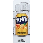 DS33FPA12 - Royal Chameleon Fanta Pineapple Label (12oz Can W/Calorie) - 3 5/8" X 10"