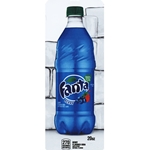 DS33FB20 - Royal Chameleon Fanta Berry Label (20oz Bottle with Calorie) - 3 5/8" x 10"