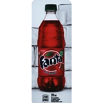 DS33FWC20 - Royal Chameleon Fanta Wild Cherry Label (20oz Bottle with Calorie) - 3 5/8" x 10"