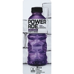 DS33PGZ20 - Royal Chameleon Powerade Ion Grape Zero Label (20oz Bottle with Calorie) - 3 5/8" x 10"