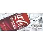 DS42CS12 - Coke Spiced Label (12oz Can with Calorie) - 1 3/4" x 3 19/32"