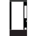 DS4000A - AP 123 Panel Kit - Black Pica