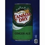 DS22CDGA12 - D.N. HVV Canada Dry Ginger Ale Label (12oz Can with Calorie) - 5 5/16" x 7 13/16"