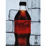 DS22CZ20 - D.N. HVV Coca-Cola Zero Label (20oz Bottle with Calorie) - 5 5/16" x 7 13/16"