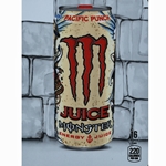 DS22MPAP16 - D.N. HVV Monster Energy + Juice Pacific Punch Label (16oz Can with Calorie) - 5 5/16" x 7 13/16"