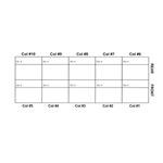 D931335 - Royal Selection Chart Decal- 10 Columns