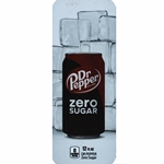 DS33DPZS12 - Royal Chameleon Dr. Pepper Zero Label (12oz Can with Calorie) - 3 5/8" x 10"