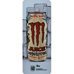 DS33MPAP16 - Royal Chameleon Monster Energy Pacific Punch Juice Label (16oz Can with Calorie) - 3 5/8" x 10"
