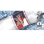 DS42O20 - Ozarka Spring Water Label (20oz Bottle with Calorie) - 1 3/4" x 3 19/32"