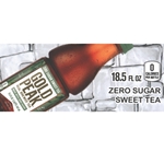 DS42GPTZSS185 - Gold Peak Zero Sugar Sweet Tea Label (18.5oz Bottle with Calorie) - 1 3/4" x 3 19/32"