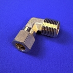 DS2778 - John Guest Elbow Fitting Compression 3/8" x MPT 3/8" LF Fitting- Brass