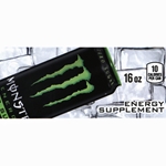 DS42MEZS16 - Monster Energy Zero Sugar Label (16oz Can with Calorie) - 1 3/4" x 3 19/32"
