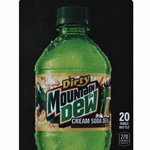 DS22MDDCS20 - D.N. HVV Mt. Dew Dirty Cream Soda Label (20oz Bottle with Calorie) - 5 5/16" x 7 13/16"